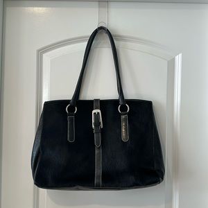 🇮🇹Mania Italian Leather Large Laptop Tote🇮🇹